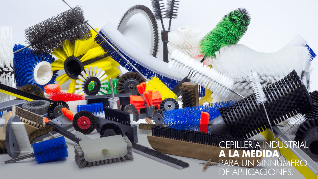 Cepillería industrial a la medida para un sinnúmero de aplicaciones